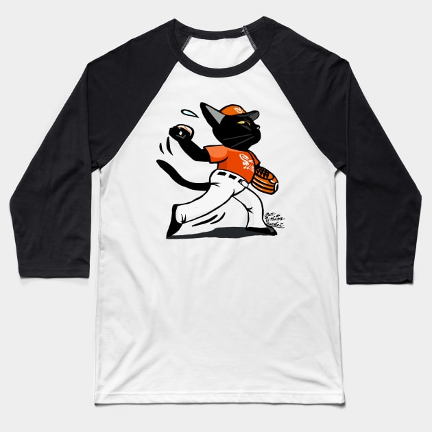 Baseball pitcher Baseball T-Shirt by BATKEI